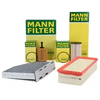 MANN Filterset f&uuml;r AUDI A3 (8P) TT SEAT LEON SKODA OCTAVIA VW PASSAT 1.9/2.0TDI