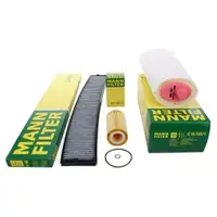 MANN Filterpaket Filterset f&uuml;r BMW 3er E46 318d 115/116PS 320d 136PS