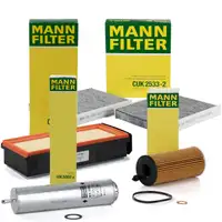 MANN Inspektionskit Filterset BMW 5er F10 F11 F07 530d 535d 6er F12 F13 F06 640d