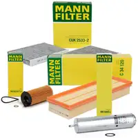 MANN Inspektionskit Filterset BMW 5er F10 F11 518d 150 PS + 520d 190/205/211 PS