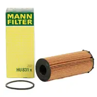 MANN &Ouml;lfilter HU831x f&uuml;r AUDI A4 A5 A6 A8 Q7 VW PHAETON TOUAREG 2.7/3.0/4.2 TDI