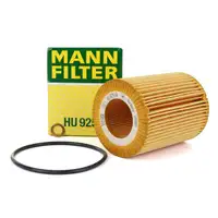 MANN &Ouml;lfilter HU925/4x f&uuml;r BMW E36 E46 E90 E60 E61 E38 E65-67 X3 X5 Z3 Z4