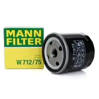 MANN &Ouml;lfilter W712/75 Opel Astra G H Corsa C Meriva A Signum Vectra C Zafira A B