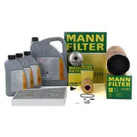 MANN Inspektionskit + 8 L ORIGINAL Mercedes 5W30 Motor&ouml;l E-KLASSE W211 E320CDI