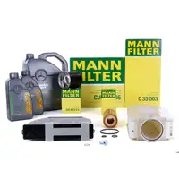 MANN Inspektionskit + 7 L ORIGINAL Mercedes 5W30 Motor&ouml;l 200/220/250CDI OM651