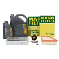 MANN Inspektionskit + 6 L ORIGINAL Mercedes 5W30 Motor&ouml;l W176 W246 C117 180-250