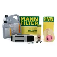 MANN Inspektionskit + 6L ORIGINAL Mercedes 5W30 Motor&ouml;l W204 C180 C200 C200CGI