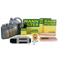 MANN Inspektionskit + 8 L ORIGINAL Mercedes 5W30 Motor&ouml;l X204 320 CDI 4-matic