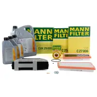 MANN Inspektionskit + 8 L ORIGINAL Mercedes 5W30 Motor&ouml;l W204 X204 3202/350CDI