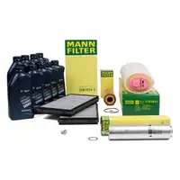 MANN Inspektionskit + 9 L ORIGINAL BMW 5W30 Motor&ouml;l 7er E65-67 730d 211-231 PS