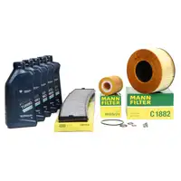 MANN Inspektionskit + 5 L ORIGINAL BMW 5W30 Motor&ouml;l E46 316i 318i 115/143/150 PS