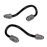 2x METZGER Bremsleitung f&uuml;r AUDI A3 SEAT LEON SKODA OCTAVIA VW GOLF 5 6 hinten
