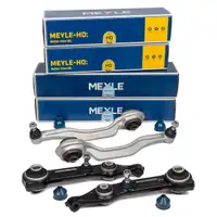 4x MEYLE Querlenker + Traggelenk MERCEDES C219 W211 S211 Vorderachse unten