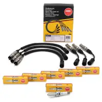 NGK Z&uuml;ndkabelsatz + 6x NGK Z&uuml;ndkerze SMART CITY-COUPE FORTWO (450) 0.7 50-101 PS