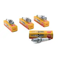 4x NGK 2397 Z&uuml;ndkerze BKUR6ET-10 101000033AA AUDI A3 8L A4 VW Golf 4 5