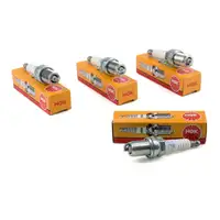 4x NGK Z&uuml;ndkerze Set 7642 BKR5EZ f&uuml;r Fiat OE-Nummer 46531918