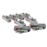 8x NGK Z&uuml;ndkerzen Set Laser Iridium 6043 ILZKAR7A-10 f&uuml;r Mercedes 63 AMG Modelle
