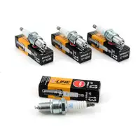 4x NGK Z&uuml;ndkerze V-Line 13 5339 BPR6ES-11 f&uuml;r Hyundai Isuzu Kia Mazda