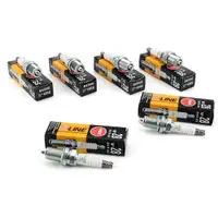 6x NGK Z&uuml;ndkerze V-Line 28 4856 BKR6E f&uuml;r Audi Chrysler Citroen Dacia Fiat