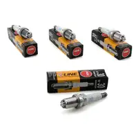 4x NGK Z&uuml;ndkerze V-Line 30 6343 BKR6EQUP f&uuml;r Audi BMW Mini Porsche