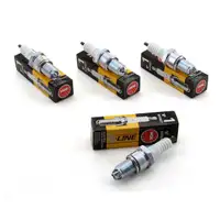 4x NGK Z&uuml;ndkerze V-Line 1 2876 BUR6ET f&uuml;r Audi Fiat Lancia Seat Skoda VW