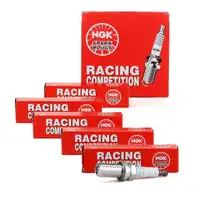 5x NGK Racing Z&uuml;ndkerze 4656 R7438-9 f&uuml;r AUDI TT RS RS3 2.5 TFSI