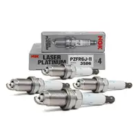 4x NGK Z&uuml;ndkerze 3586 PZFR6J-11 LASER PLATINUM f&uuml;r AUDI SEAT VW