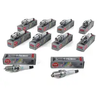 10x NGK Z&uuml;ndkerze 5547 PFR6W-TG LASER PLATINUM f&uuml;r AUDI A5 A6 A8 Q7 VW TOUAREG