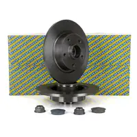 SNR Bremsscheiben + Radlager Satz RENAULT GRAND SCENIC III / SCENIC III hinten