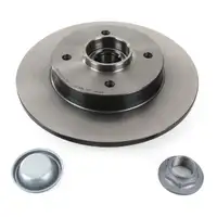 SNR Bremsscheiben + Radlager Satz CITROEN C3 C4 DS3 PEUGEOT 207 208 307 hinten