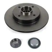 SNR Bremsscheiben + Radlager Satz CITROEN C4 II (B7) DS4 f&uuml;r PEUGEOT 308 hinten
