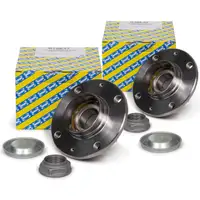 2x SNR R159.37 Radlagersatz CITROEN Berlingo PEUGEOT Partner ohne ABS hinten