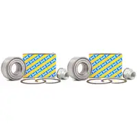 2x SNR Radlager Rep.-Satz f&uuml;r OPEL ADAM CORSA D CORSA E vorne links und rechts