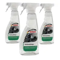 3x 500ml SONAX Auto Innen Reiniger Cockpitpflege T&uuml;rverkleidung Sitze Polster