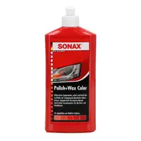 SONAX Politur & Wachsstift POLISH & WAX COLOR NanoPro ROT 500ML