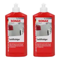 2x 500ml SONAX LackReiniger Lack Reiniger Politur Pflege Intensiv 302200