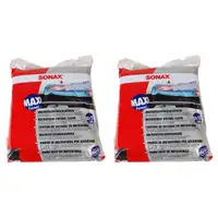 2x 1 St&uuml;ck SONAX Microfaser Trockentuch Microfasertrockentuch 80x50cm 450800