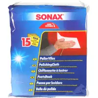 SONAX PolierVlies T&uuml;cher Vliest&uuml;cher Poliertuch 15 St&uuml;ck 422200