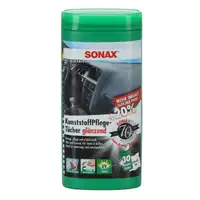 2x 25 St&uuml;ck SONAX Kunststoffpfleget&uuml;cher Box gl&auml;nzend Cockpitreinigung 412100