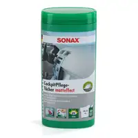 SONAX InnenReinigung Scheibenreinigung CockpitPflege LederPflege T&uuml;cher Set