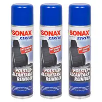 3x 400ml SONAX Xtreme Polster- & AlcantaraReiniger Geruchskiller Reiniger 206300