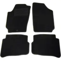 Veloursmatten Textilmatten Fu&szlig;matten Satz 4-teilig f&uuml;r SEAT IBIZA 6L bis 05.2008