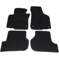 Veloursmatten Textilmatten Fu&szlig;matten SKODA Octavia 2 + Combi (1Z) ab 03.2007 4-tlg