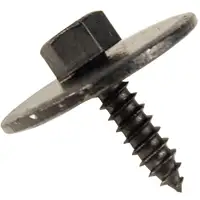10x Schraube Sechskantschraube + Mutter Karosserie f&uuml;r MERCEDES 4,8 x 19 mm