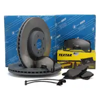 SEBRO Bremsscheiben + TEXTAR Bremsbel&auml;ge PORSCHE MACAN (95B) 2.0 PR-1LA vorne