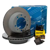 SEBRO Bremsscheiben + TEXTAR Bremsbel&auml;ge f&uuml;r PORSCHE 924 + 928 + 944 hinten