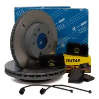 SEBRO Bremsscheiben + TEXTAR Bel&auml;ge + Wako VW TOUAREG (7P) PR- 1LC / 1LE vorne