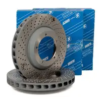 SEBRO Bremsscheiben f&uuml;r PORSCHE 911 3.3 / SC Turbo 300-330 PS ab 09.1980 vorne