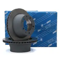 SEBRO Bremsscheiben Satz f&uuml;r PORSCHE 944 2.5 + 2.5 S + 2.7 ab 09.1987 hinten