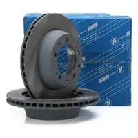 SEBRO Bremsscheiben f&uuml;r PORSCHE 928 S / GT / GTS + 944 2.5 / S / Turbo hinten